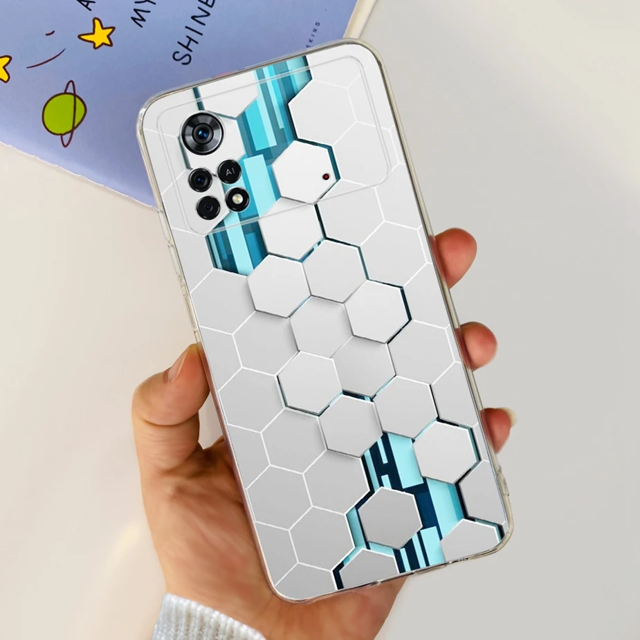 New Fashion Painted Clear Silicone Phone Case - Soft Protective Cover for Xiaomi Poco X4 Pro 5G