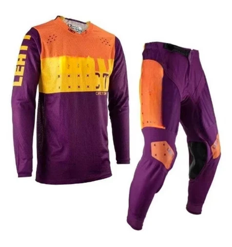 Motorcycle MX Jersey Pants Set Outdoor Off-road Motocross Equipment Men's Women's Spring Autumn Breathable Quick Drying Set