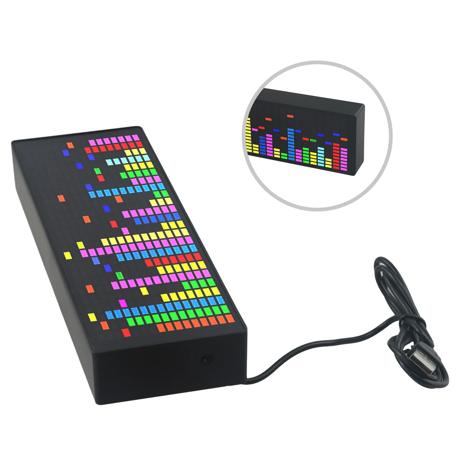 New Clock Electronic Amp Lifier Board Electronic Clock Power Music Spectrum Music Spectrum Display 4