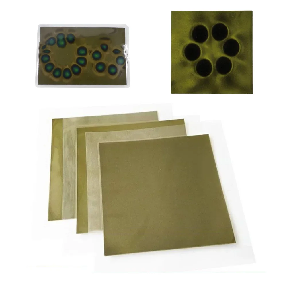 1 Piece Magnetic Area Observation Film Card Magnet Detector Pattern Display Magnetic Pole Test Card Field Observer Tool