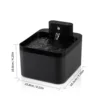 2.2LCat Water Fountain Battery & Sensor 2 in 1 Drinking Fountain For Cats Dog Drinker Wireless Pet Water Dispenser Accessories 2