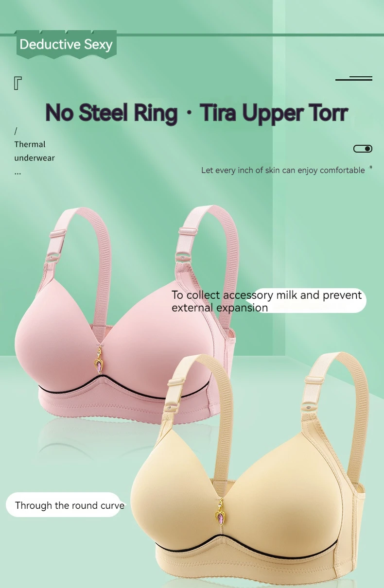 6 stücke Sexy Verschluss Bh Frauen Vorderen Befestigungs Bh Drahtlose Bhs für Frauen Push-Up Dessous Plus Größe Büstenhalter Keine stahl Ring Bh – Detail 21