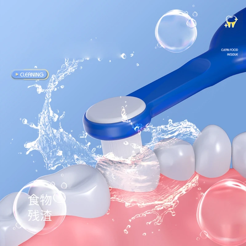 

Детская зубная щетка с мягкой тонкой щетиной, щетка для зубов, мультяшная зубная щетка для ухода за полостью рта, Прямая