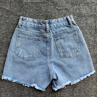 Korean Summer Y2K High Waist Jorts LOVE Heart Shaped Pattern Women's Denim Shorts Casual Jeans Chic Straight Washed Hot Pants - Image 6