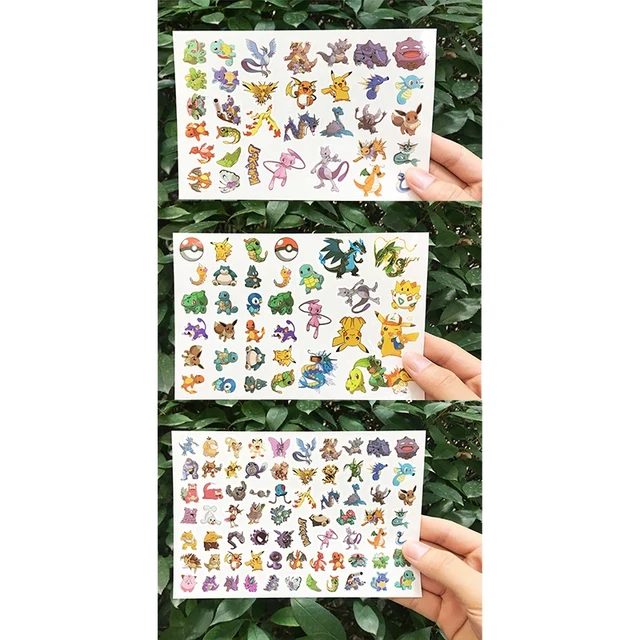 Pokémon pequeno dragão de fogo jenny tartaruga dos desenhos animados anime  adesivos de carro pokémon adesivos de anime crianças brinquedos presentes  de aniversário - AliExpress