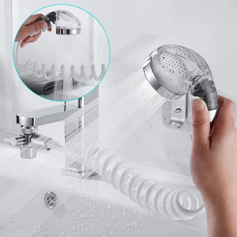 Handheld Faucet Diverter Valve Shower Head For Home