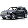 1:24 Alloy Car Model Sound And Light Pull Back Toy Car Suv Off-Road Vehicle Boy Collection Decoration for Benz Maybach Gls600 5