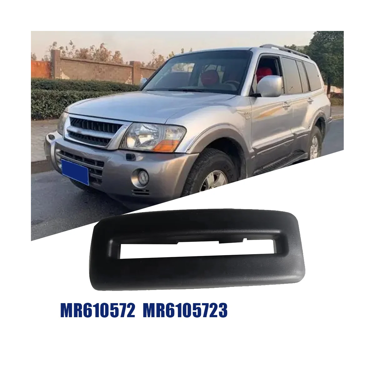 MR610573 2Nd Row Seat Back Recline Knob Frame for Mitsubishi Montero 2001-2006 MR610572 Middle Seats Slide Lever Black