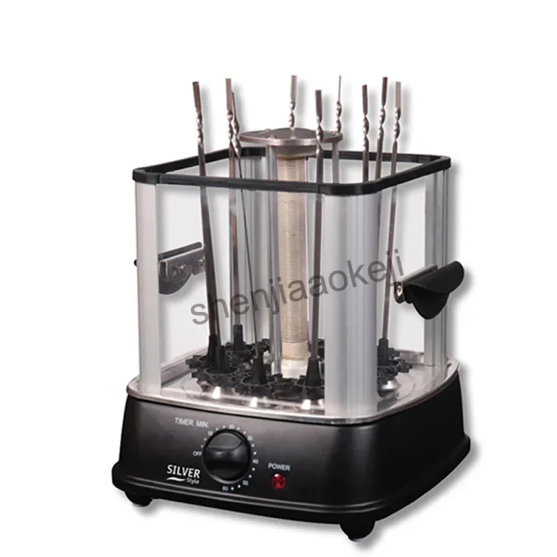 Electric oven indoor Rotisseries smokeless barbecue stove automatic rotating BBQ barbecue machine lamb kebab machine 220v 3