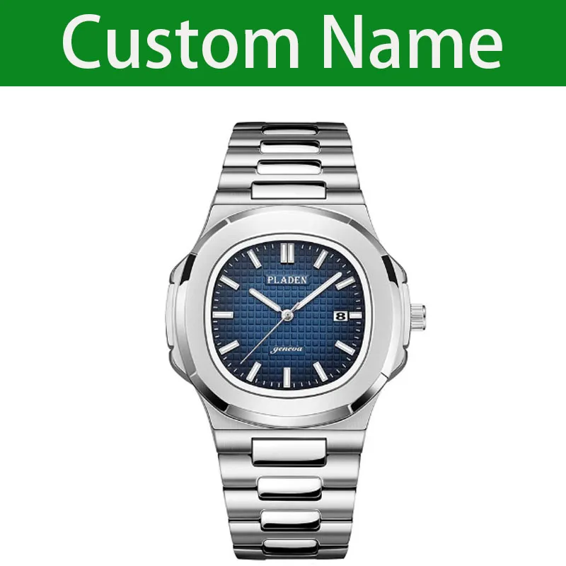 

40mm men's watch luxury brand blue dial 904 stainless steel watch Miyota8215 sports fashion watch customer customization