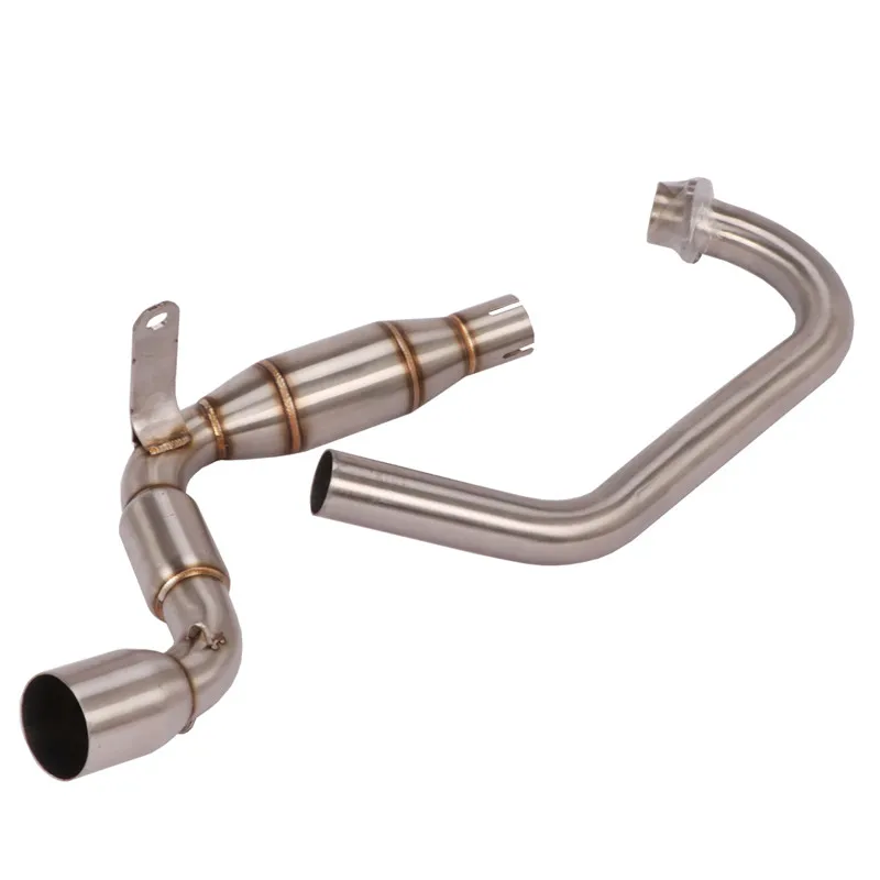 Motorcycle Exhaust Modify Escape Systems Front Mid Link Pipe With Catalyst Tube 51mm Slip-On For Honda CBF190TR CB190R 2019 2020