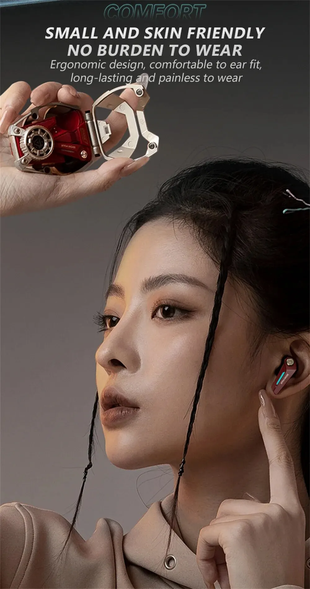 Disney Marvel Halskette 3D-HIFI-Bluetooth-Kopfhörer