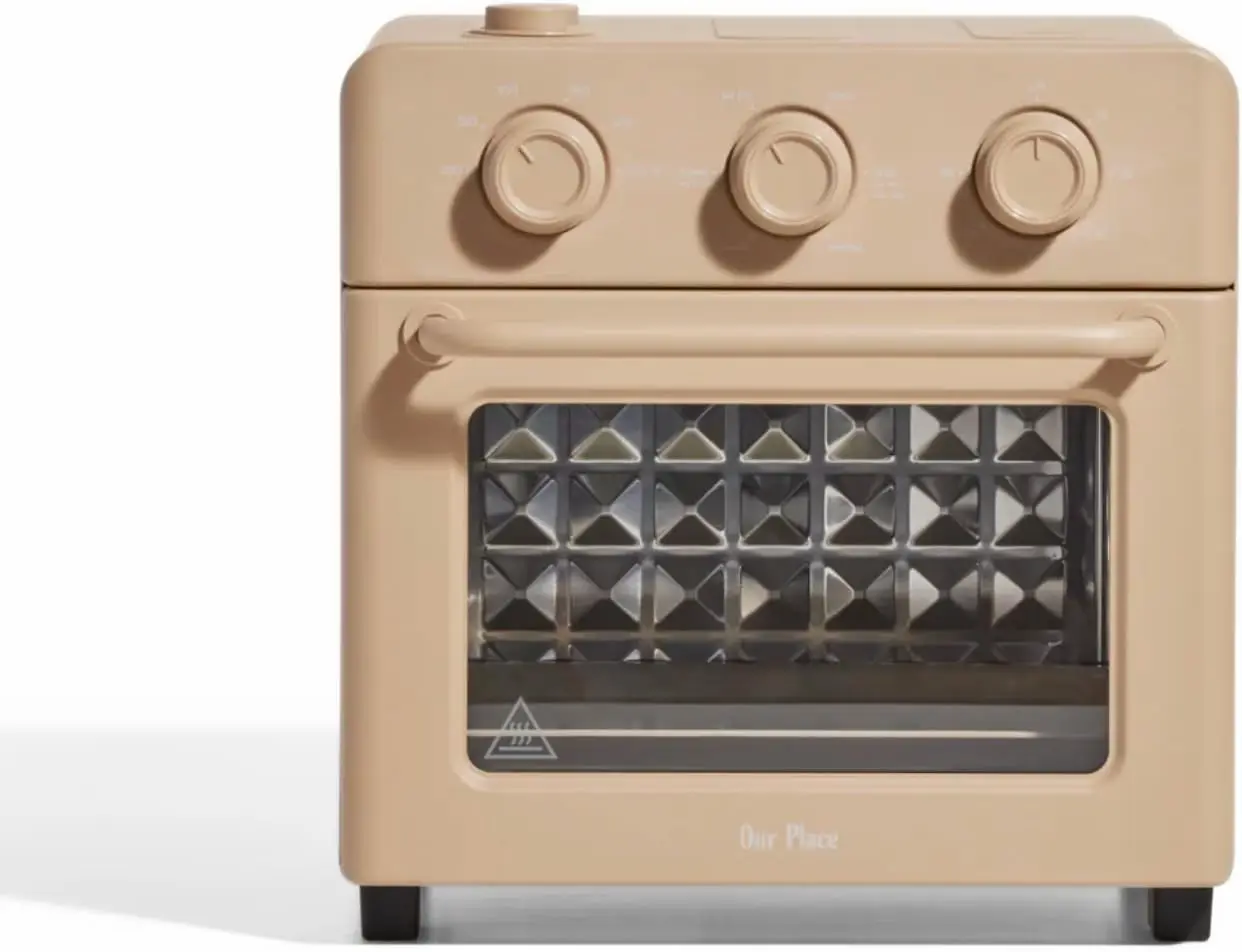 

Наше место чудо-духовка | Аэрофритюрница и тостер 6 в 1 духовка с паровой инфузией | Компактный, удобный для столешницы, быстрый Подогрев