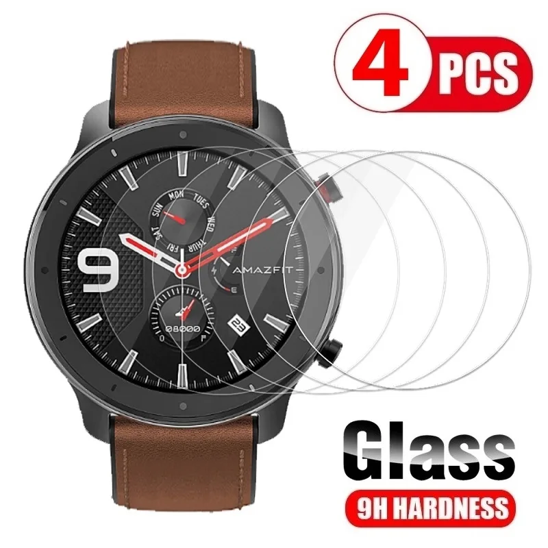 

Tempered Glass for Amazfit GTR 47MM 42MMM Stratos 3 Verge Lite 2 3 Amazfit Trex T Rex Pro 2 Glass Screen Protector Film Foil