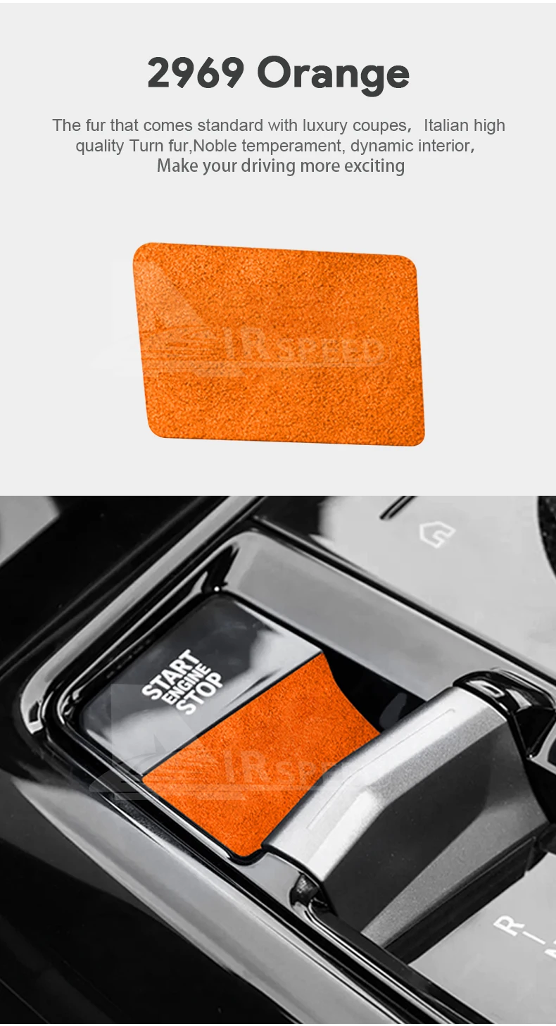 Wildleder-Anti-Kratz-Aufkleber für Schalthebel für BMW X3 G45 2025, 7er G70 2023 2024-2026, i5 G60, 5er G60 2024 2025 LHD RHD – Detail 8