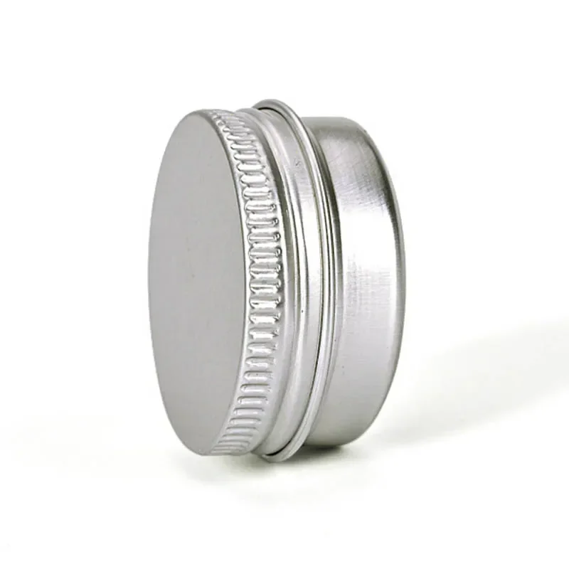 20pcs 5/10/15/20/30/40/50/60/80/100g Empty Aluminum Jars Cosmetic Containers Round Tin Jar With Screw Lid For Candle Making Storage Jar Storage Can Herb Storage Container Medicine Storage Container Honey Storage Container