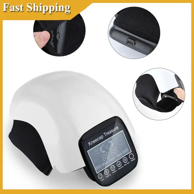 1 PCS Air Pressure And Vibration Physiotherapy Instrument Knee Massage Rehabilitation White