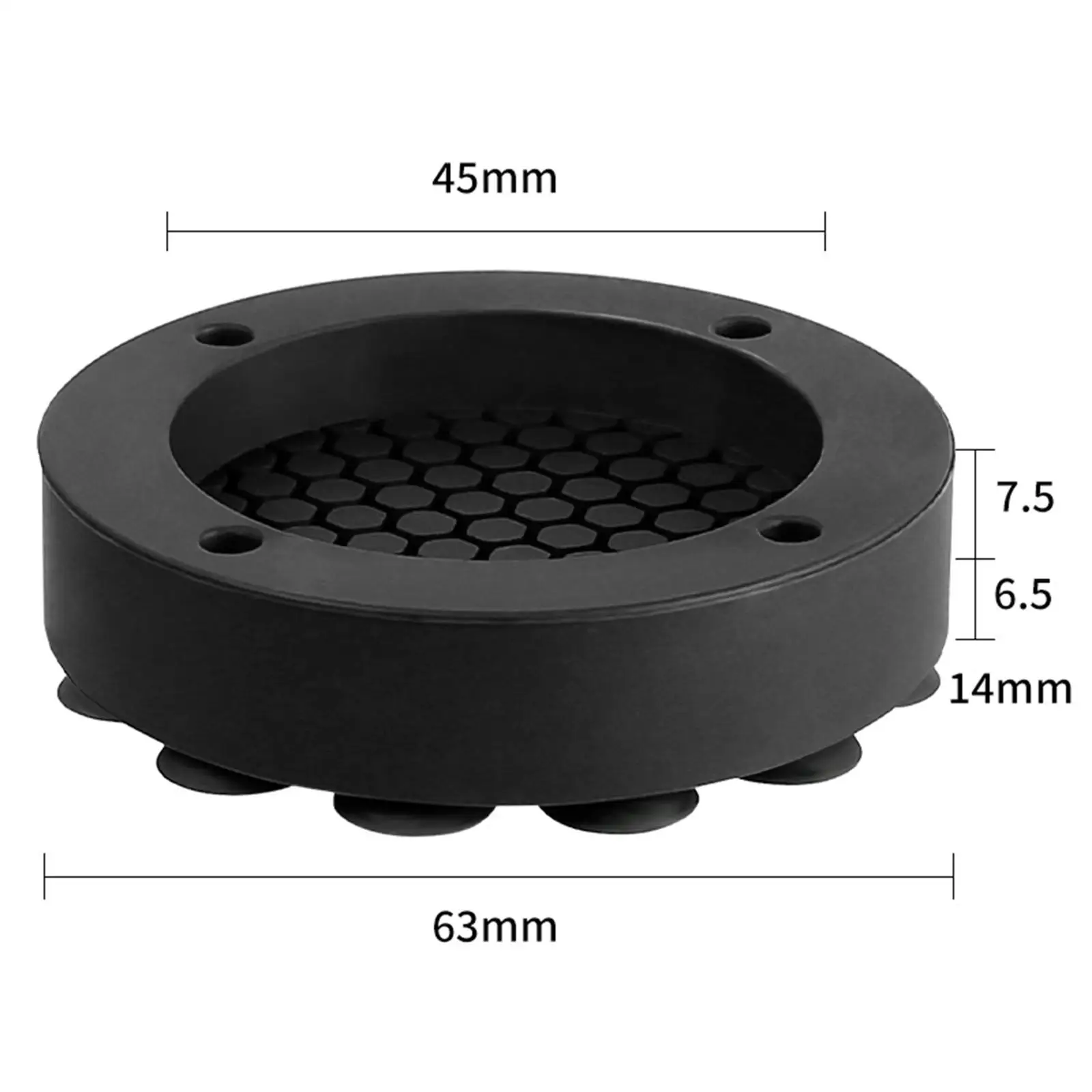 4 Pieces Vibration Pads Washing Machine Pads Multipurpose Non Slip Bottom for Coffee Tables Appliances Home Furnitur