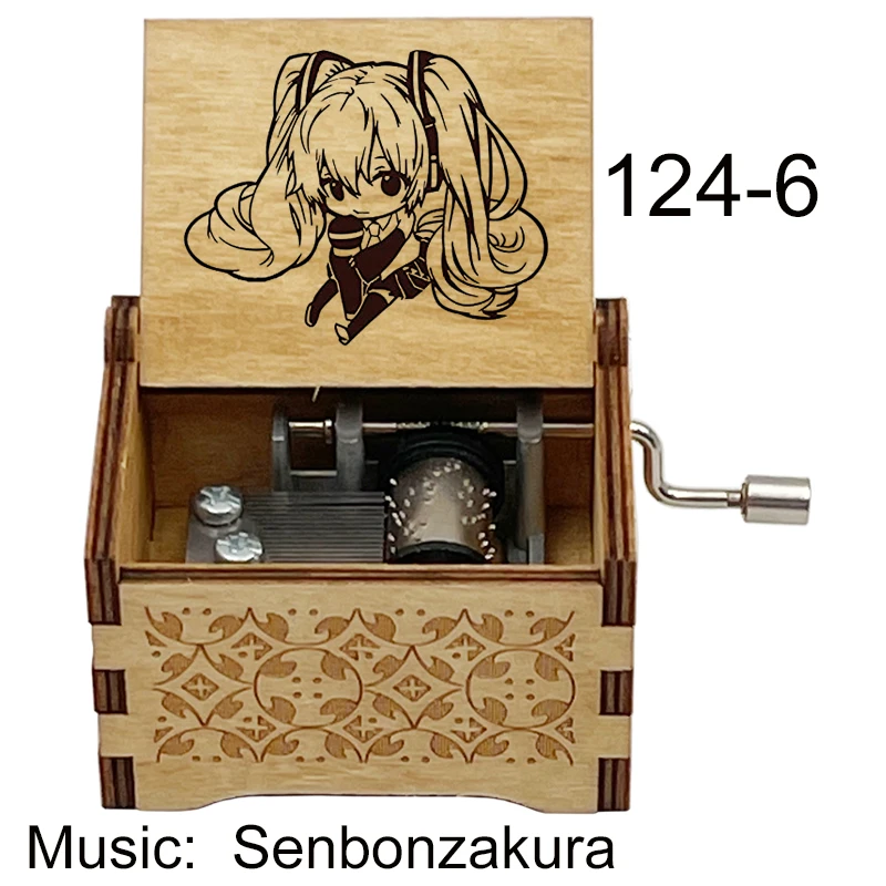 music Senbonzakura One Thousand Cherry Trees hand music box game fans new year Christmas gift home office decoration