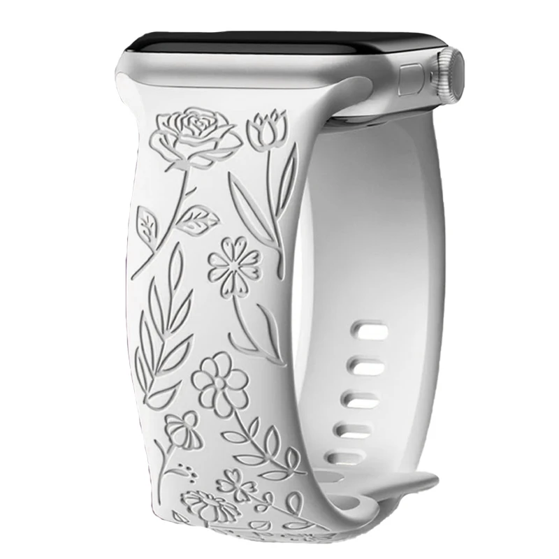 Engraved Silicone Strap
