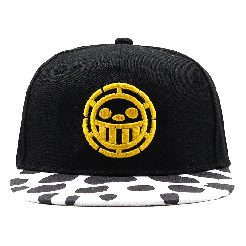 Anime Cap Trafalgar Law Hats Cosplay Caps For Women Men Hip Hop Hat Adjustable Flat Hats Baseball Caps