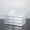 Desktop Makeup Storage Box Multi-layer Drawer Lipstick Organizer Multi-functional Storage Transparent Black Makeup Organizer 4