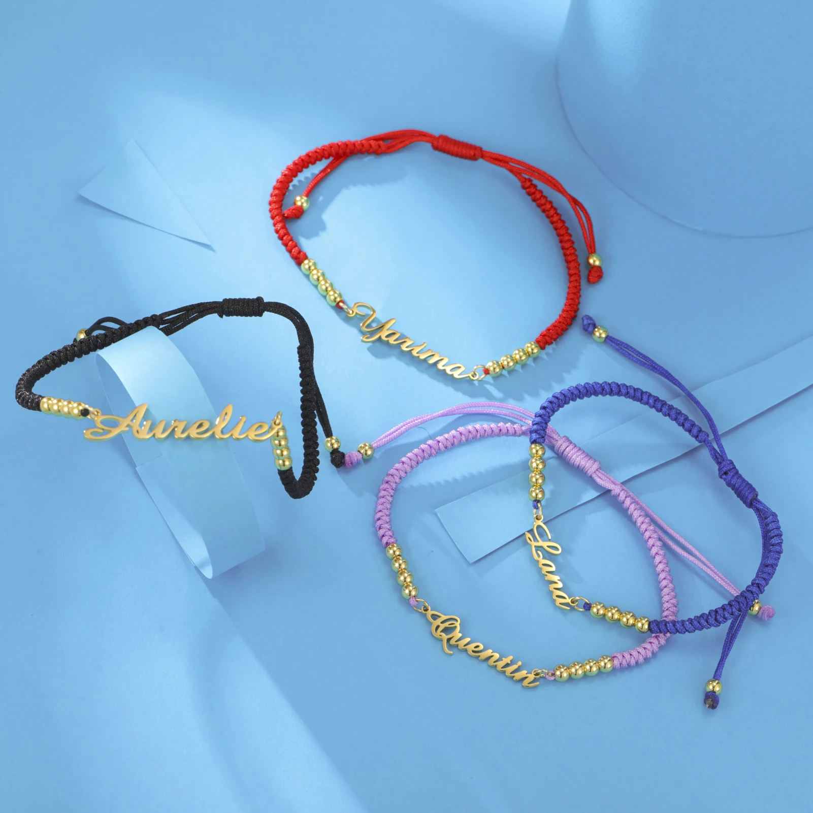 COOLTIME Personalisiertes Namensarmband für Damen, Edelstahl, modisch, personalisiertes Namensarmband, Schmuck, Geschenk, Neu – Detail 6