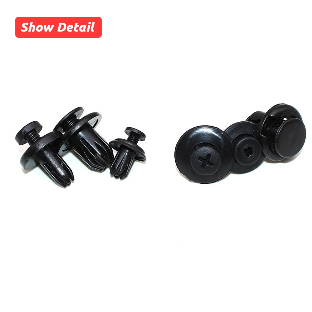 Clip rivet attaches broche vis carrosserie voiture garde-boue assortiment