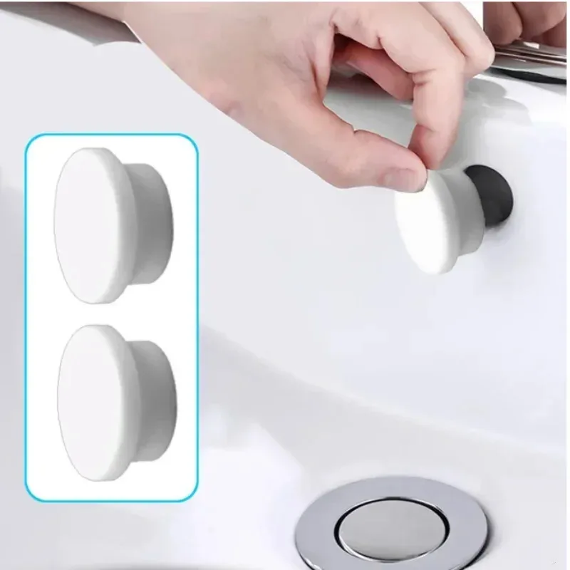 Sink Overflow Cover 2/4pcs for Bathroom Wash Basin Bathtub