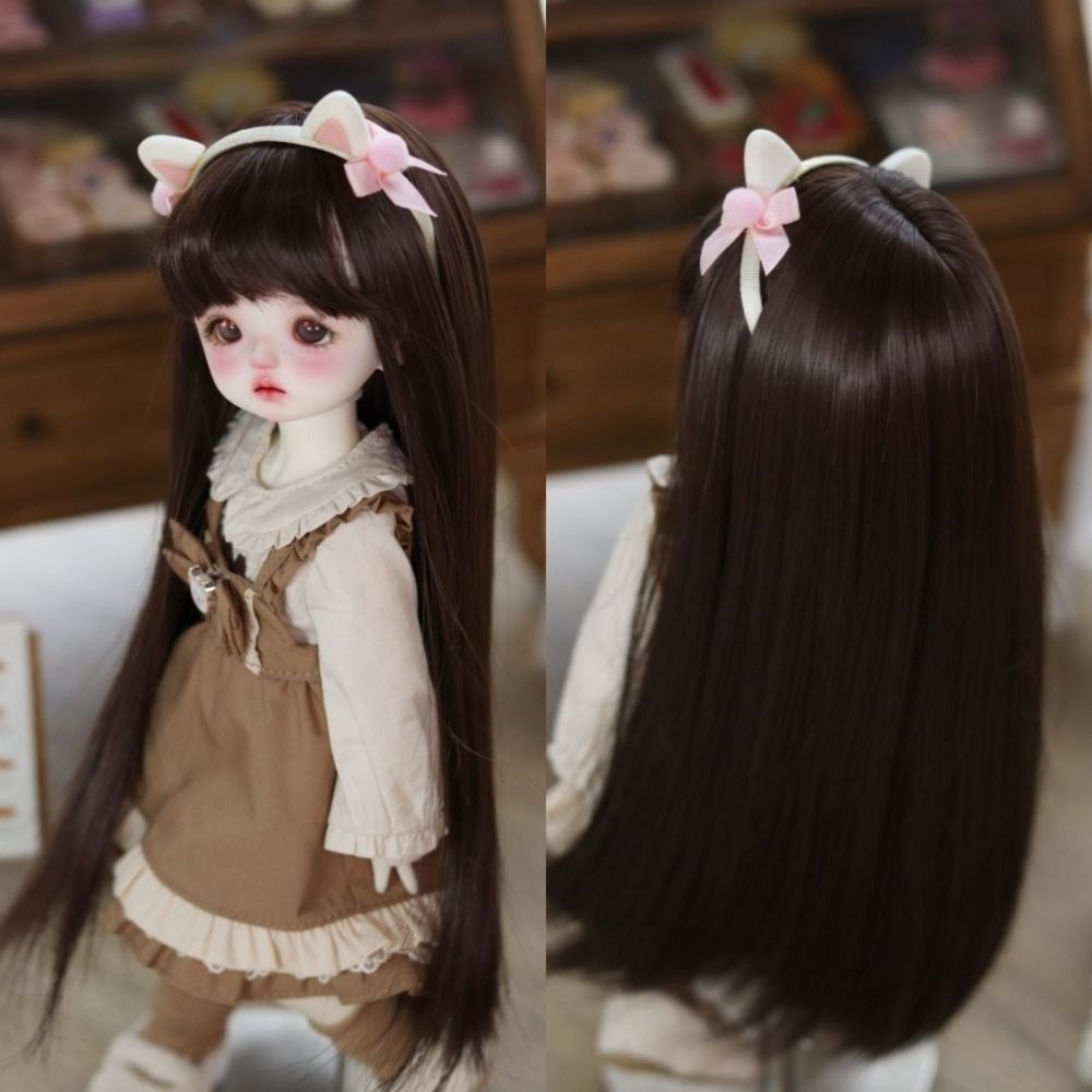 Doll Curly Hair Multicolor Bjd Doll Wig Curly Hair Handmade BJD SD Doll Hair DIY Cute Bjd Wig Accessories Children Gift