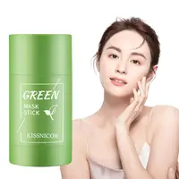1PC Face Clean Mask Green Tea Cleansing Stick Mask Shrink pores Deep Blackhead Remover facial Cleansing Moisturizing Mask 3