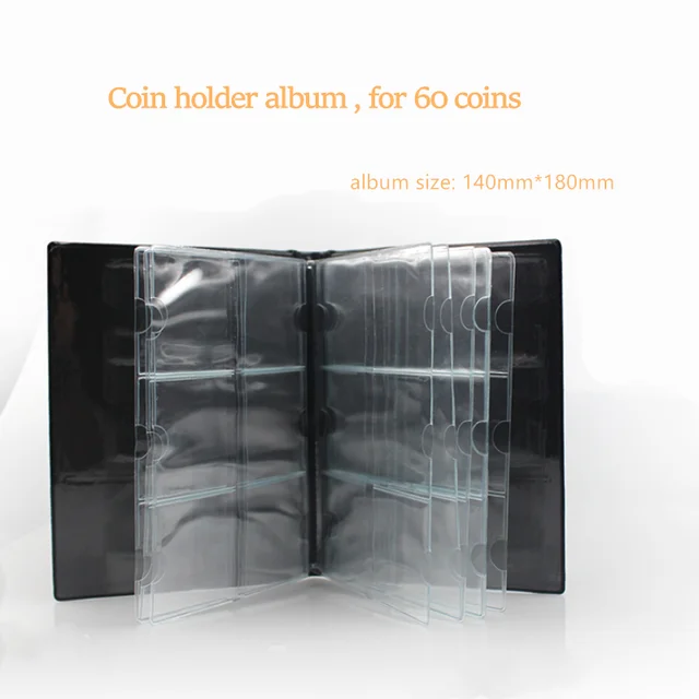 PCCB High Quality Put 120 Pieces/Coins Album For Fit Cardboard Coin Holders  Professional Coin Collection