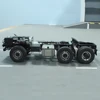 RC 1/14 Tamiya 770S Head Shell Full Metal 6X4 Metal Chassis Upgrade with Middle Axle Lifting Wheel and Axle Reduction 4
