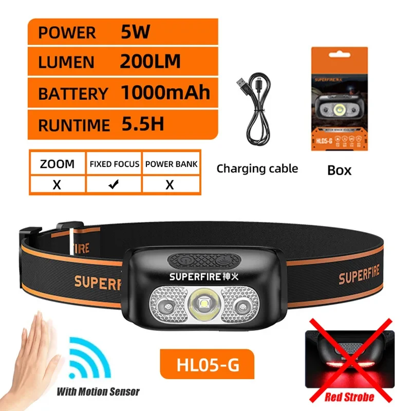  slider image of SUPERFIRE Mini Rechargeable Powerful