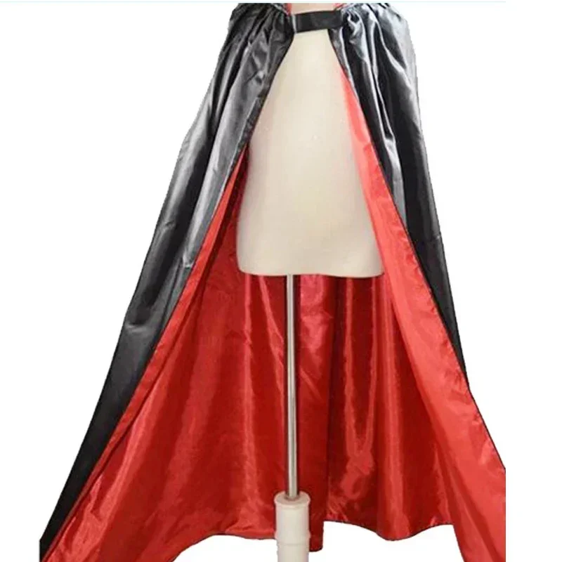 Kids Dracula Vampire Cape - Red & Black Superhero Costume Cape For Children