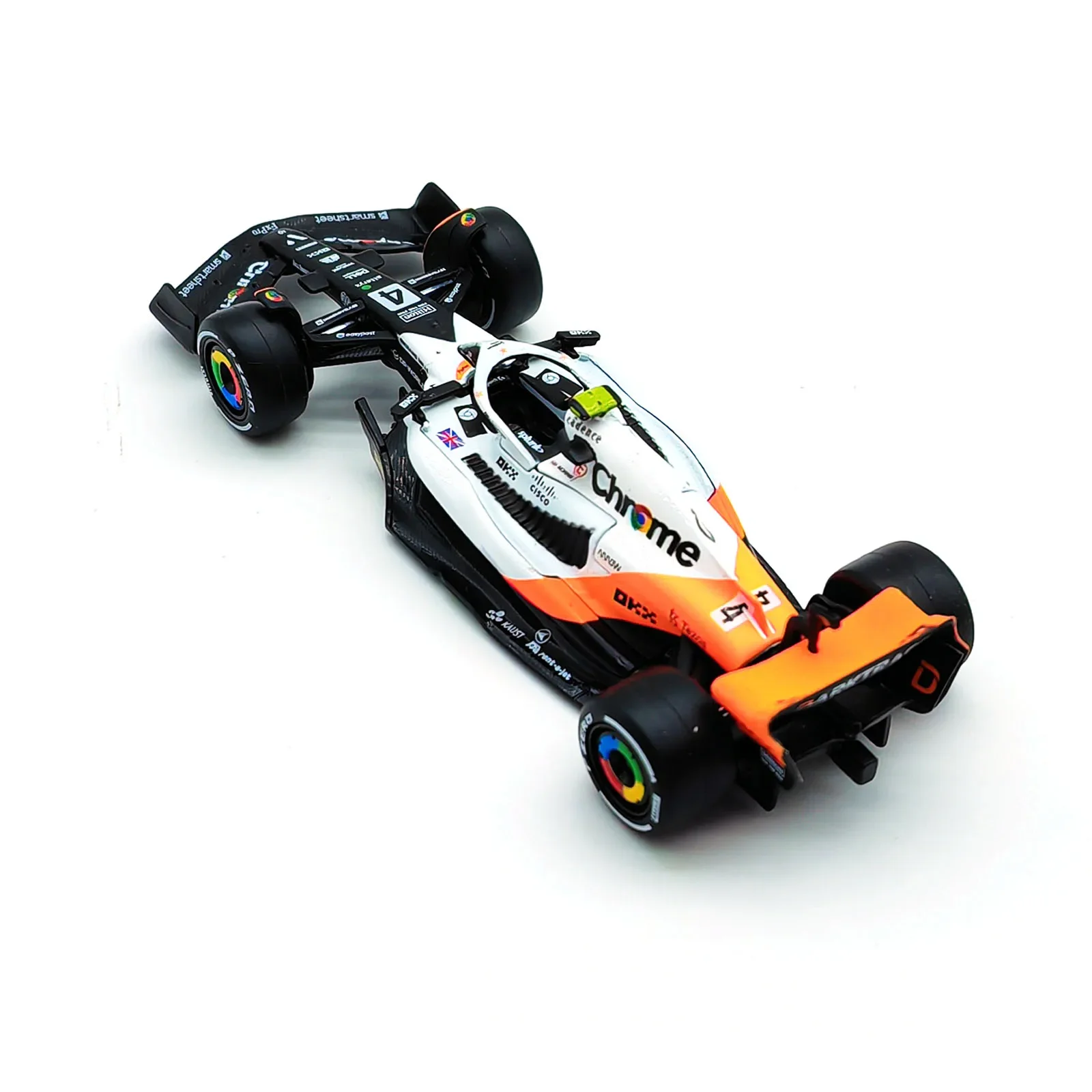 Bburago 1:43 NEW 2023 McLaren F1 Team MCL60 4# Lando Norris 81# Oscar Piastri Formula One Alloy Super Toy Die cast car model 4