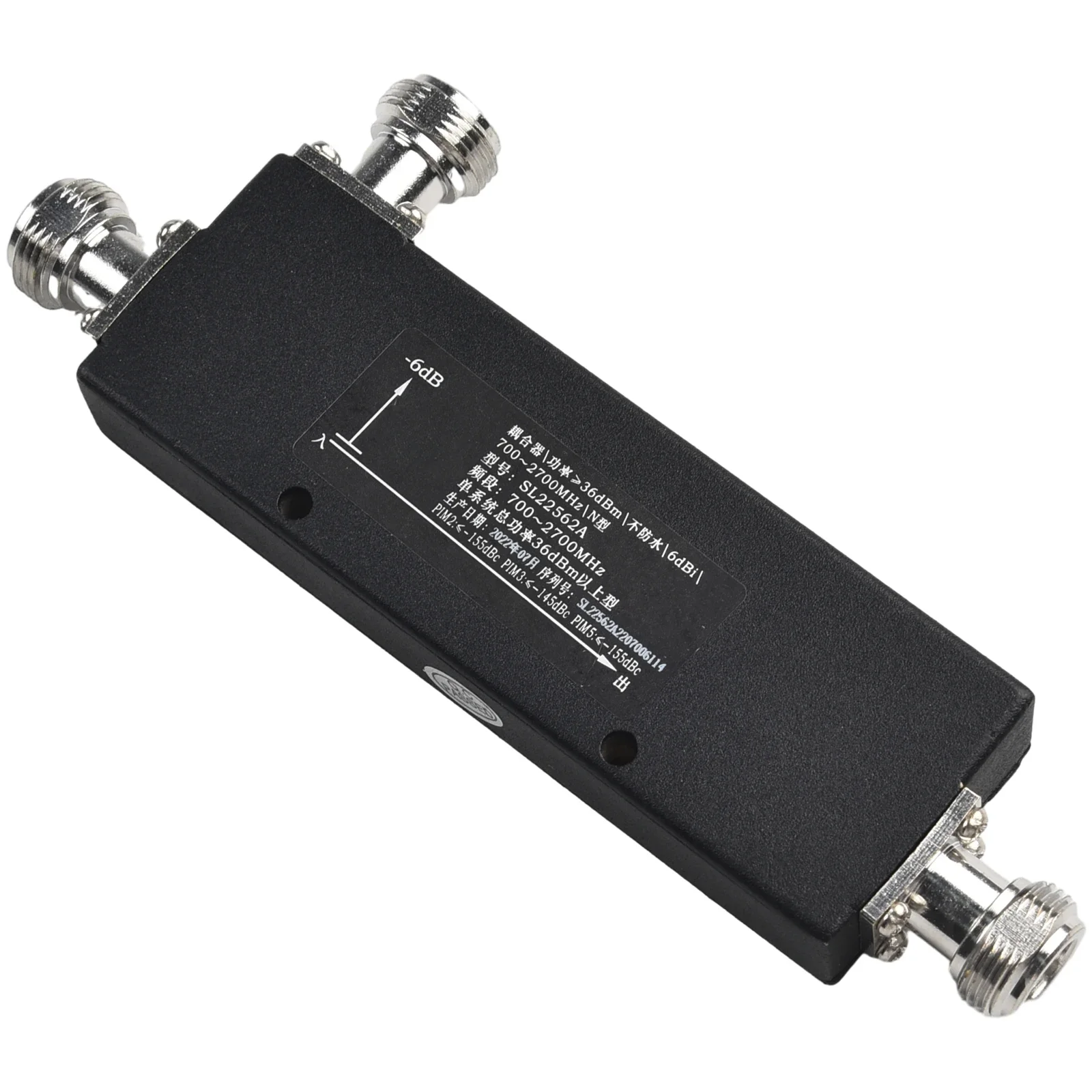 N-Type Female RF Coaxial Directional Coupler 800-2500MHz 200W 5dB~40dB For Indoor Distribution Systems Coupler Signal Amp Lifier,rf coaxial directional coupler