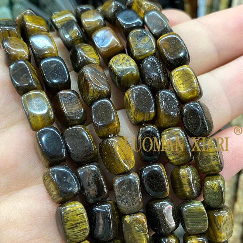 Natural Stone 8x12MM Irregular Raw Green Taiwan Jade Jasper Loose Spacer Beads for Jewelry Making Diy Bracelet Accessories 15''