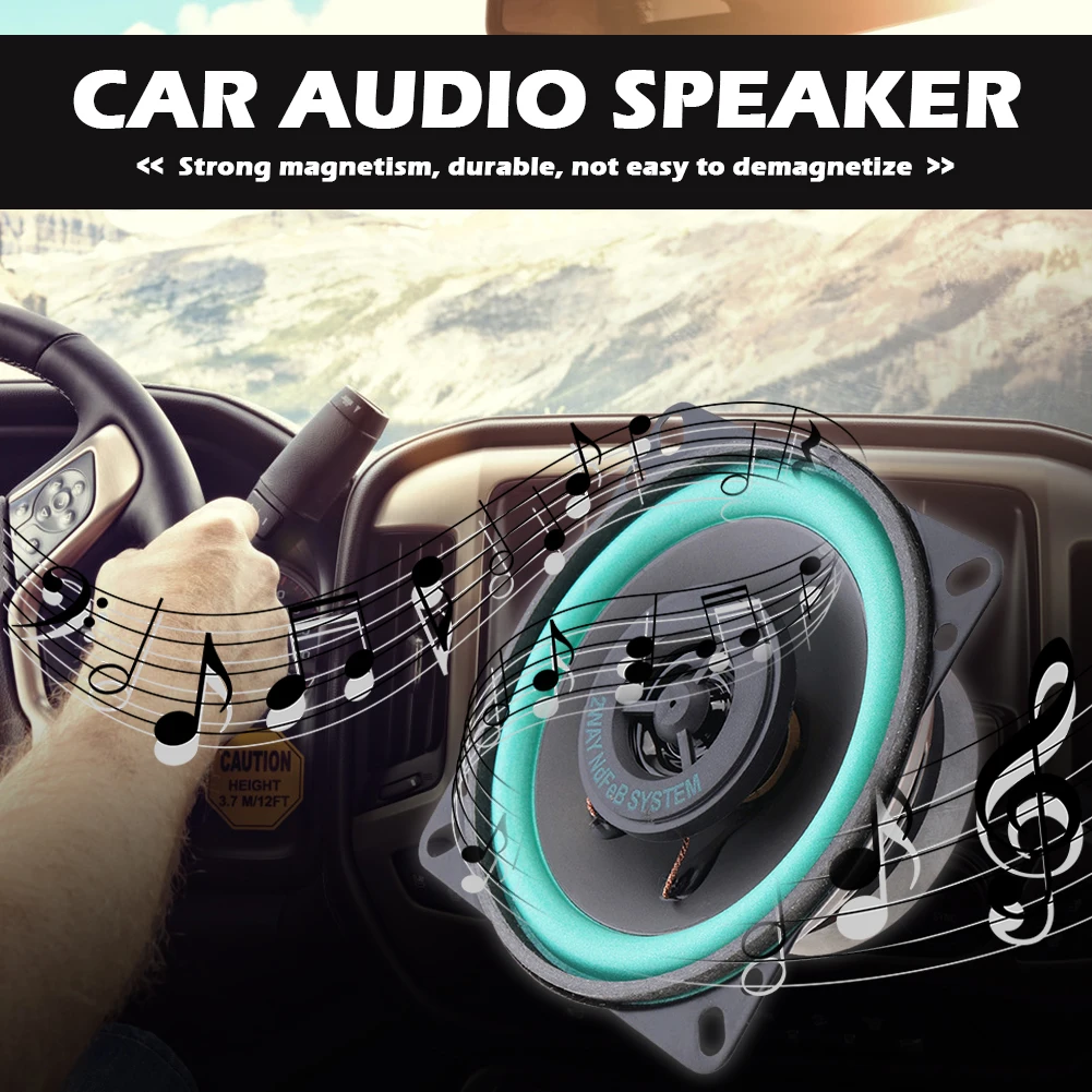 4 inch 2 Way 100W Car Audio HiFi Coaxial Speaker Auto Stereo Loudspeaker VO-402
