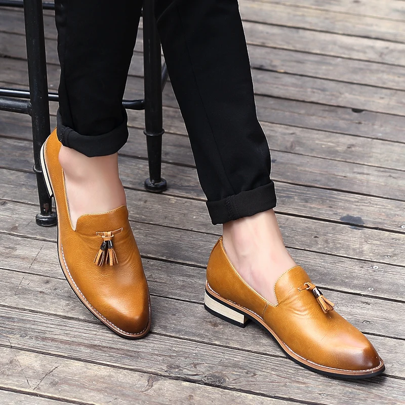 Men Classic Lefu Shoes Casual Versatile High Quality Formal Shoes Gentlemen Business Office Shoes Size 38-46 Men Shoes