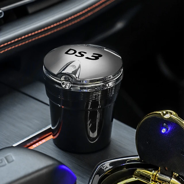 Car Cigarette Holder Box For Citroen DS3 Portable light smoke truck ashtray car cup holder car interior accessories - AliExpress