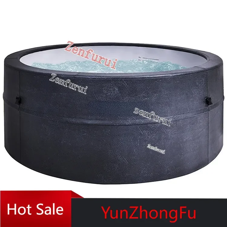 

Inflatable outdoor Hot Tub with heater swimming pool outdoor hot tubs inflatable spa for 4 person