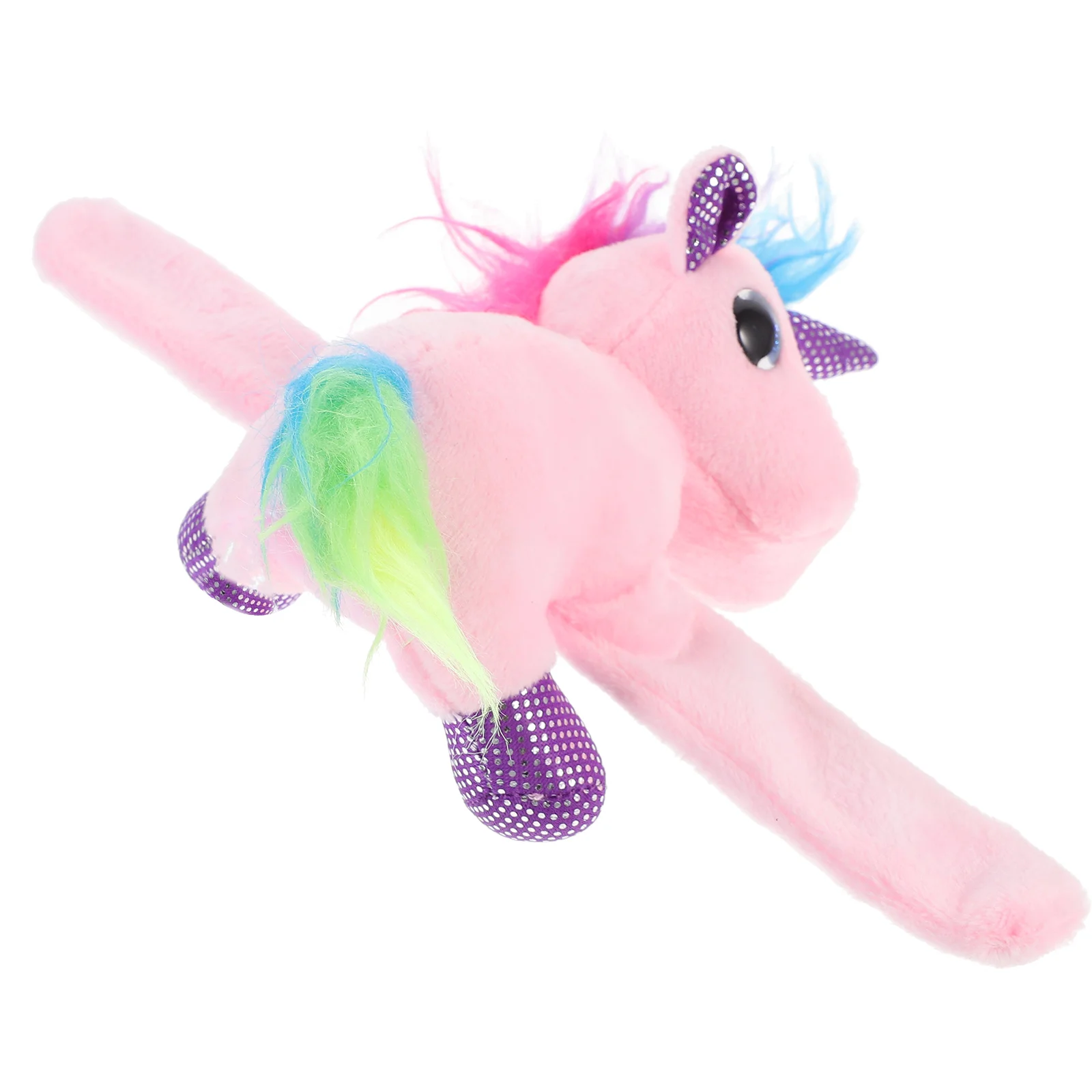 

Браслет Slap с единорогом, набивной браслет с животными, плюшевый браслет Slap для детей и взрослых