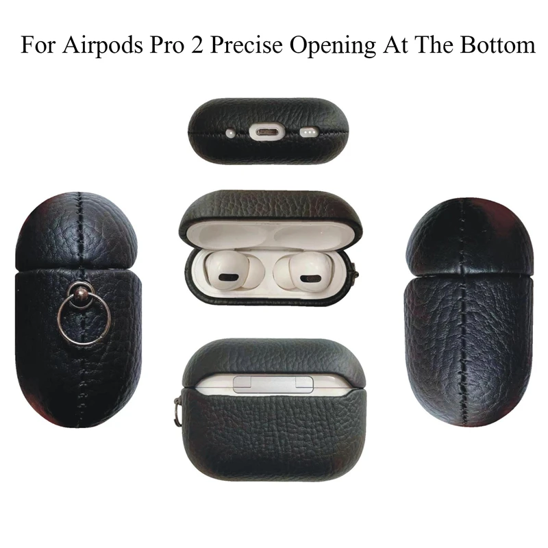Personalized No Color Letters Customize Soft Leather Earphone Case For Airpods  Pro 2 For Airpods 1 2 Pro 3 DIY Headphone Cover - AliExpress