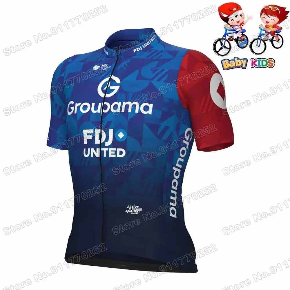 World Tour Pro Team 2024 Ensemble maillot de cyclisme respirant pour homme Séchage rapide, Type 1, TT-Petit