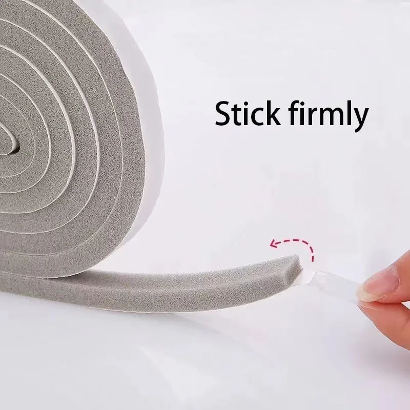 2/4M Self-adhesive Door Window Sealing Strip Soundproof acoustic foam mousse acoustique burlete puerta casa Weather Stripping