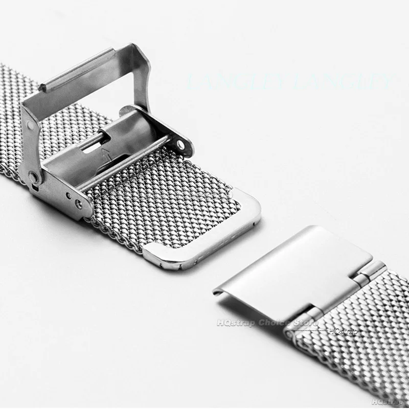 Elegant Stainless Steel Milanese Watch Band – Versatile Mesh Bracelet Strap