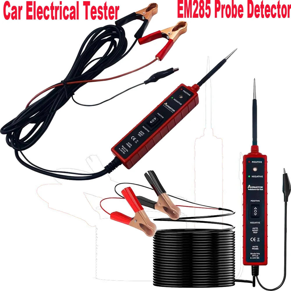 Automotive Electrical System Diagnostic Tester EM285 6-24V DC Car Drive Circuit Test Pen
