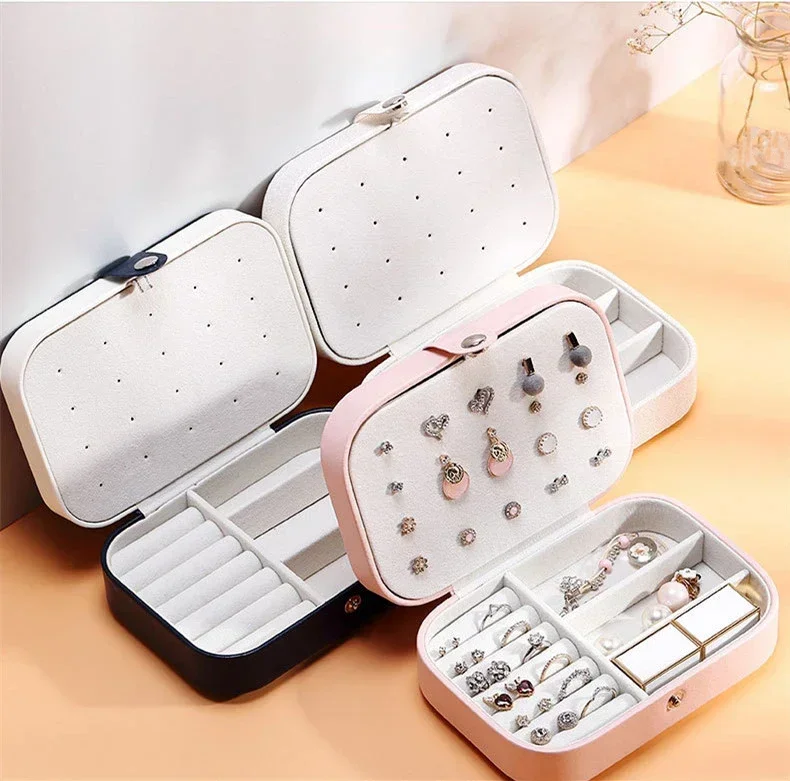 Luxury PU Leather Jewelry Box Image 1