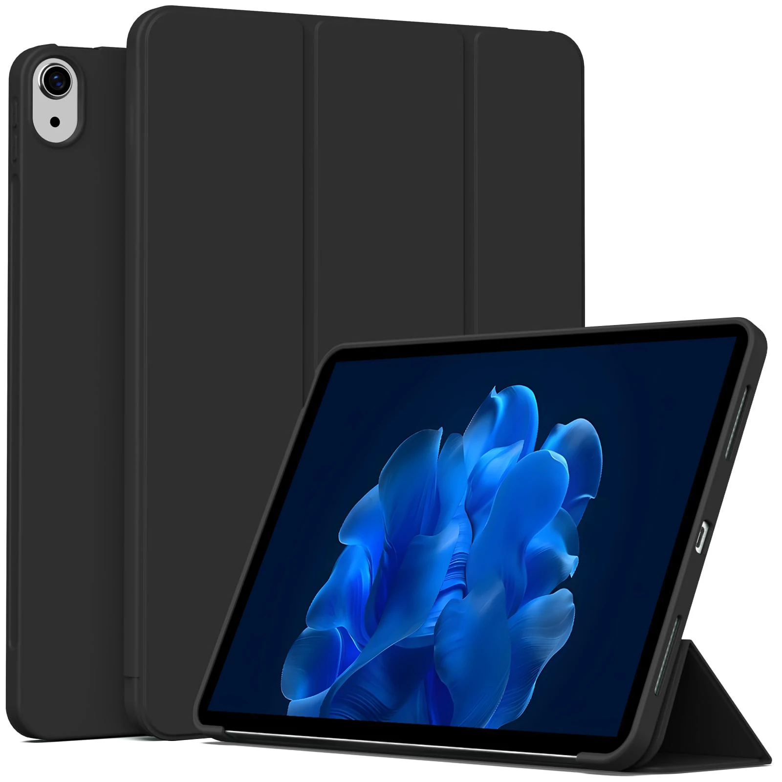 Auto Wake & Sleep Flip Smart Cover with Soft Silicone Case
